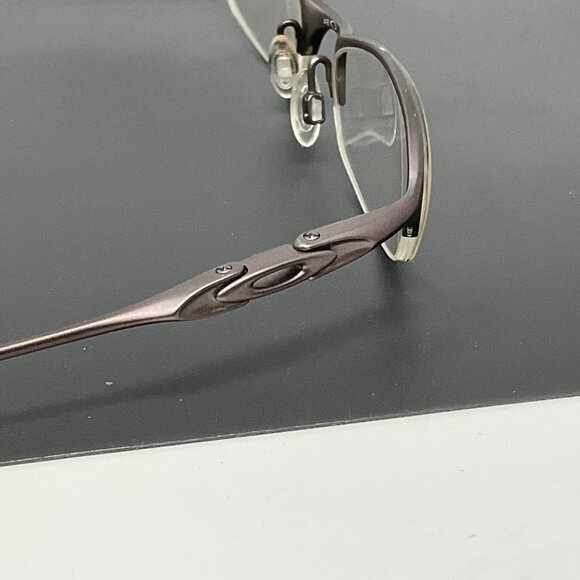 Oakley Eyeglasses 11-746 Chain 6.0 Titanium Dk Bronze Half Rim Metal Frame 48mm main image 4